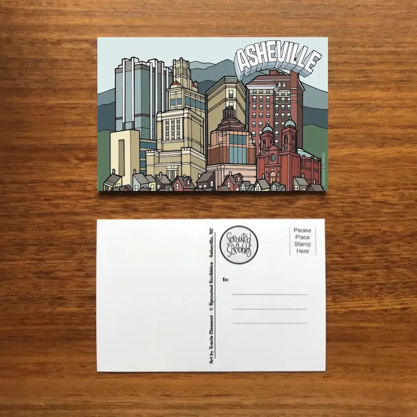 Asheville Vintage Postcard