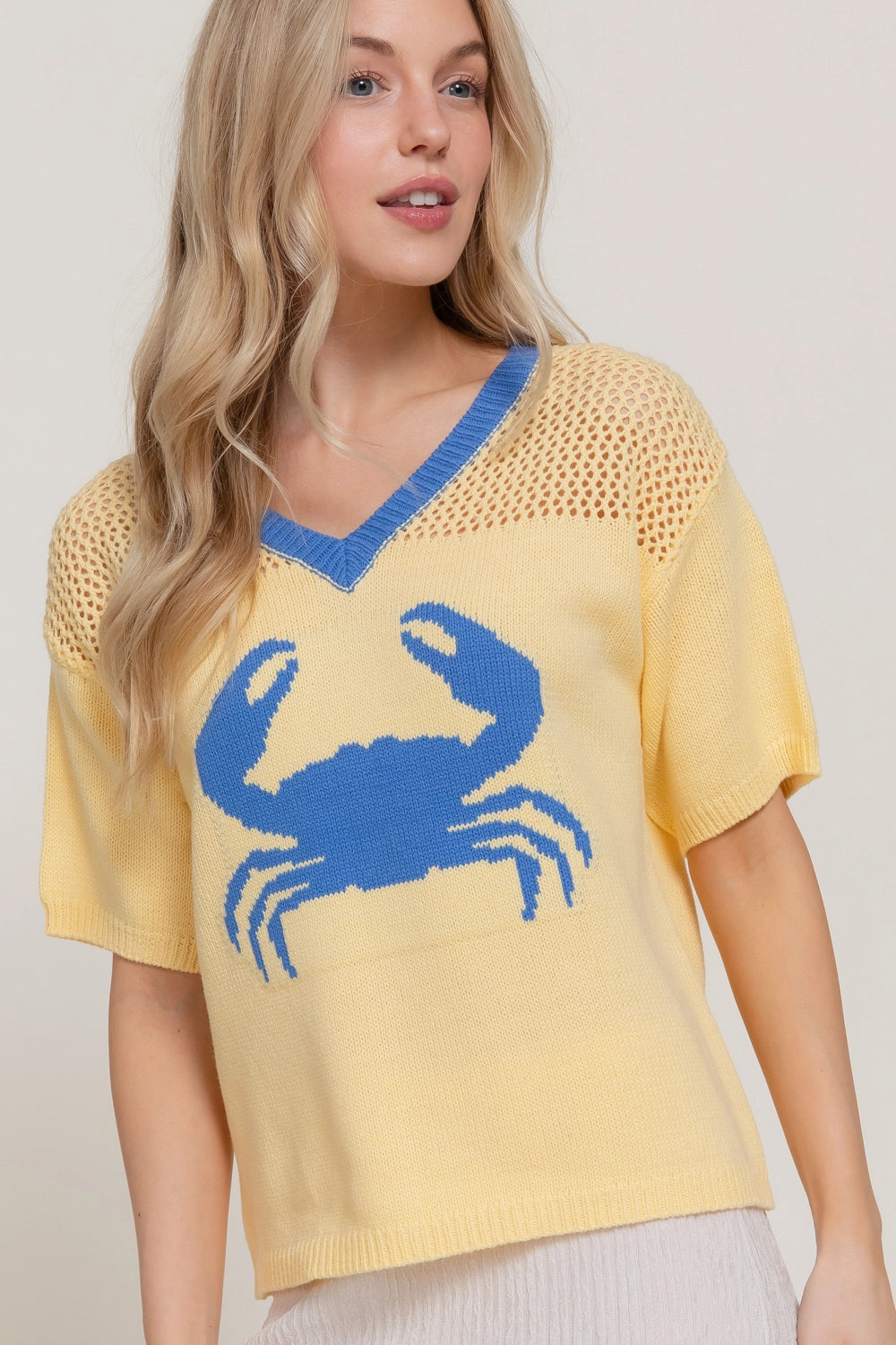 Nautical Theme Knit Top