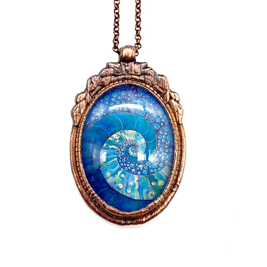 Mystic Ammonite Portal Necklace