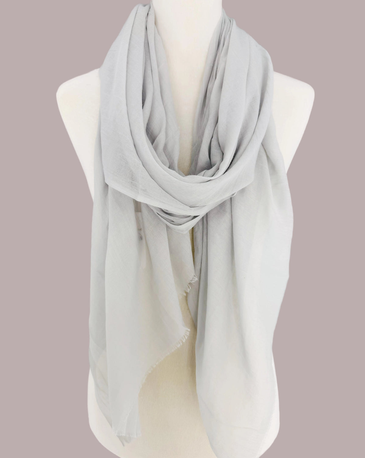 Soft Solid Color Scarf