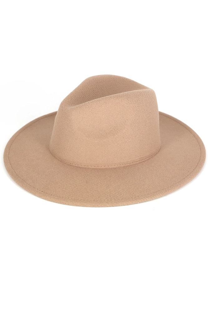 Solid Felt Panama Hat