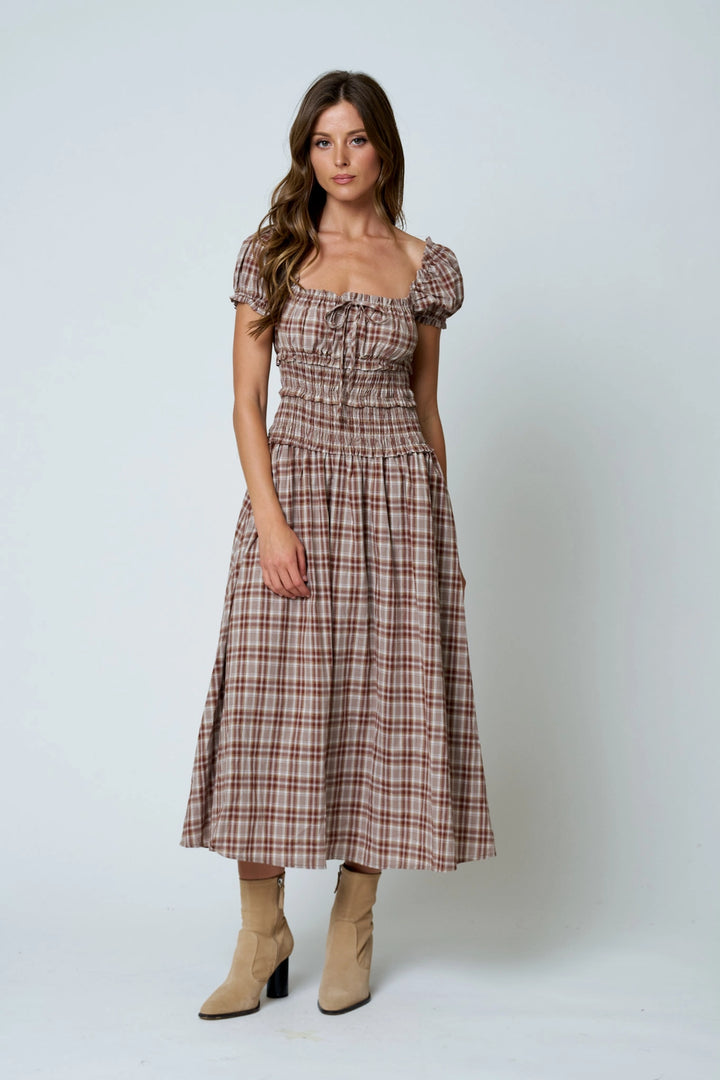 Plaid Corset Dress
