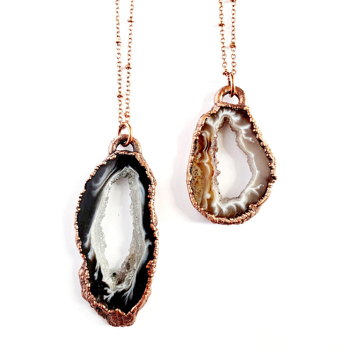 Oco Agate Geode Necklace