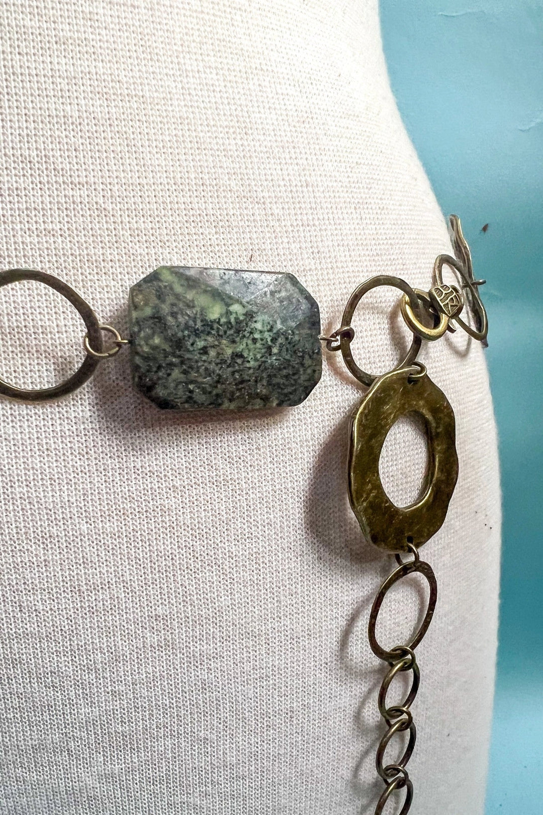 African Turquoise + Open Hoop Belt
