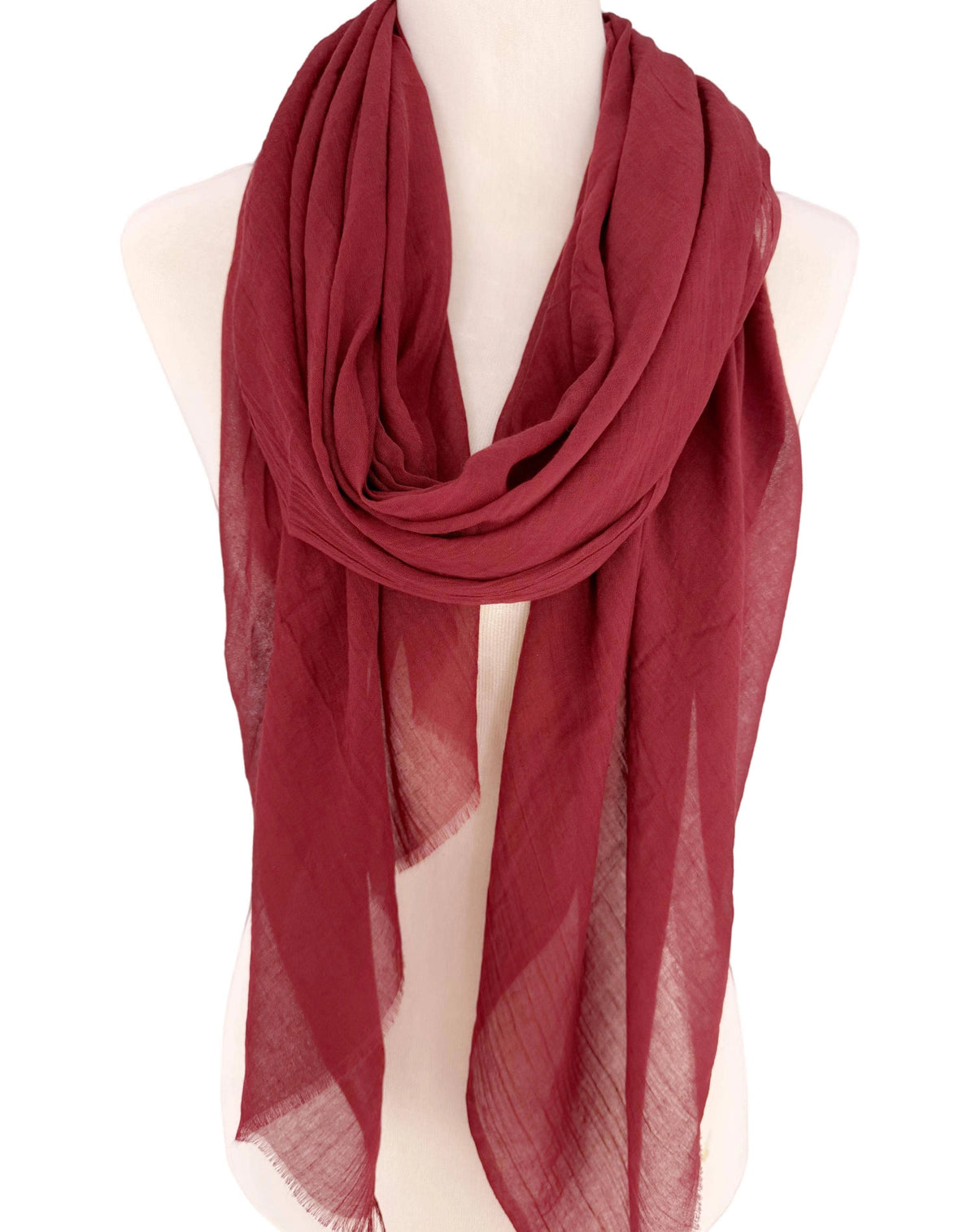 Soft Solid Color Scarf