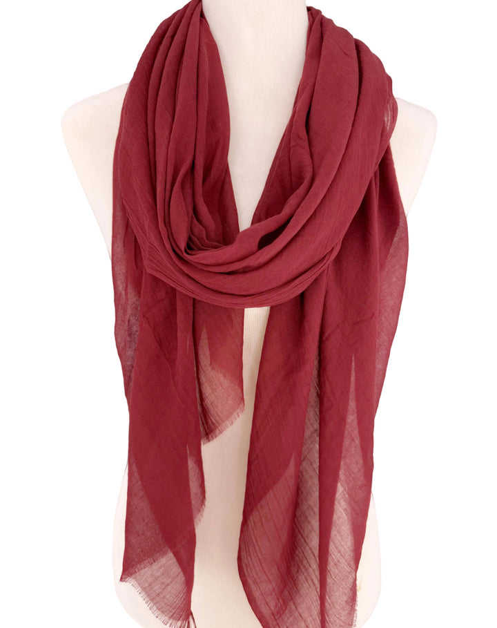 Lightweight Solid Color Scarf