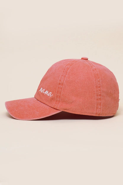 'Mama' Embroidered Baseball Cap