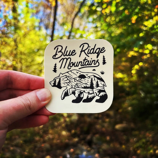 Blue Ridge Mountains Bear Sticker