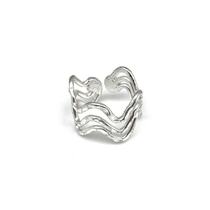Anju Adjustable Brass Ring