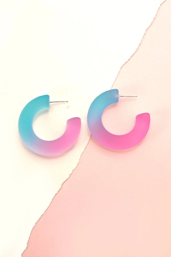Ombre Transluscent Hoops