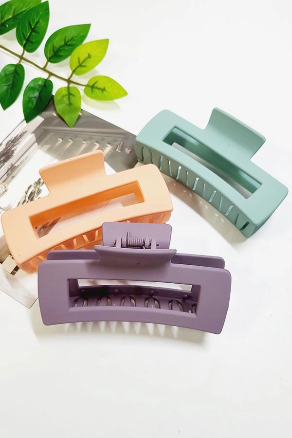 4" Matte Rectangle Clip