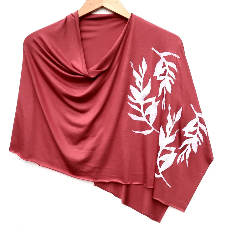 Hand Printed Lightweight Poncho