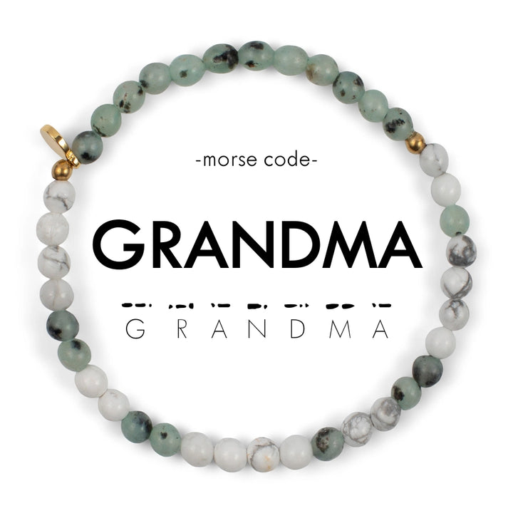 Morse Code Bracelet - GRANDMA