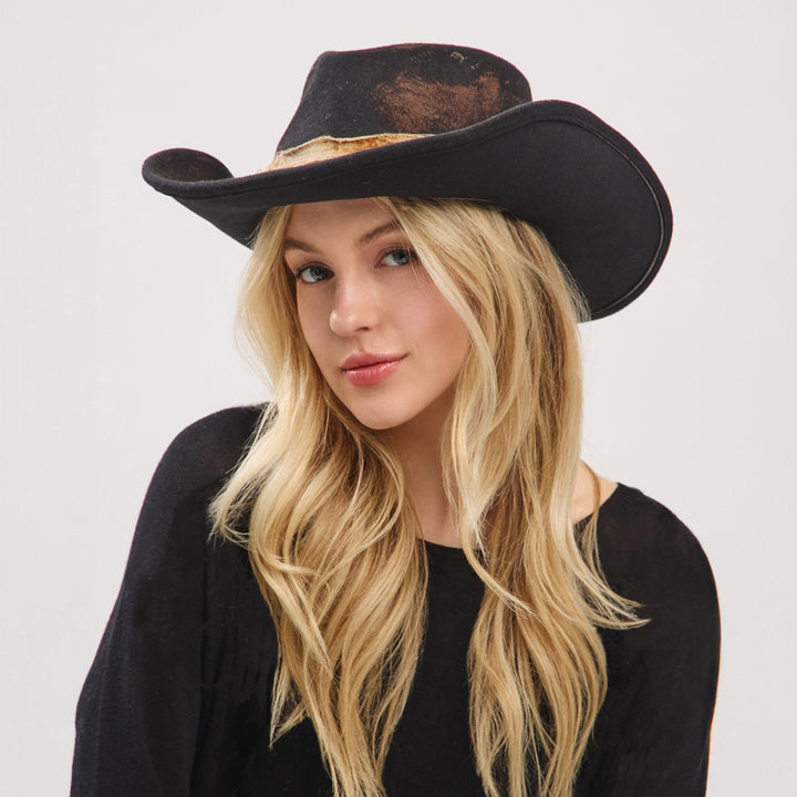 Rustic Fedora + Cowboy Hat - Feather