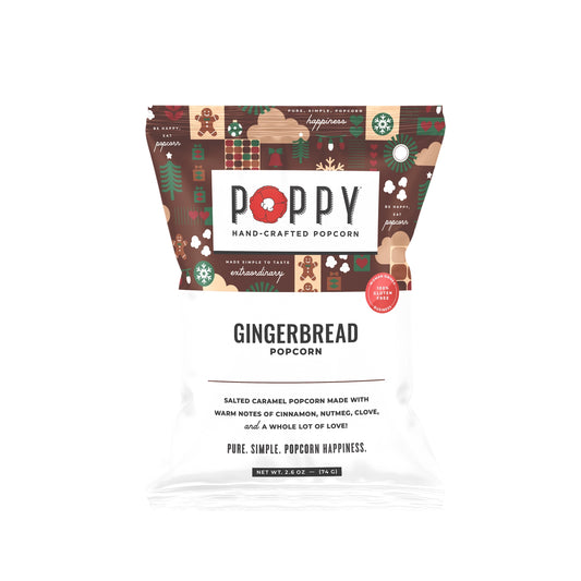 Poppy Snack Bag - Gingerbread