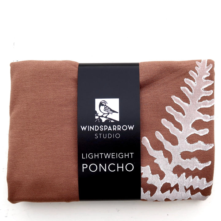 Hand Printed Lightweight Poncho