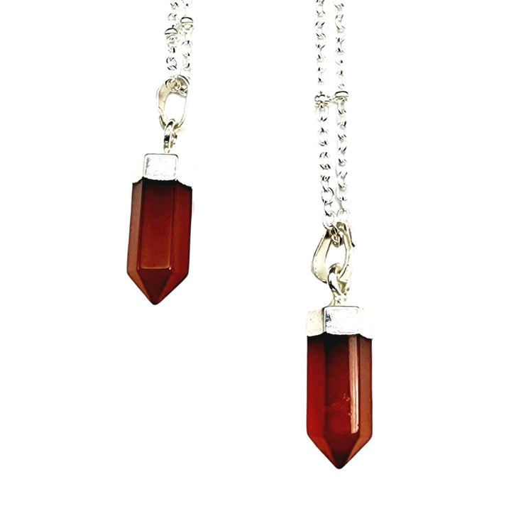 Petite Cylindrical  Crystal Point Necklace