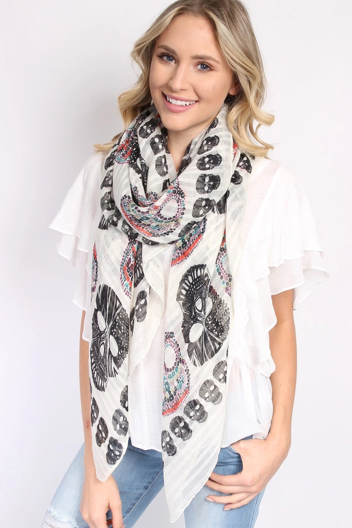Sugar Skull Scarf