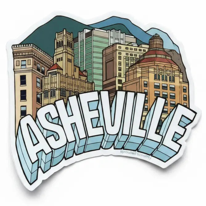 Historic Downtown Asheville Sticker