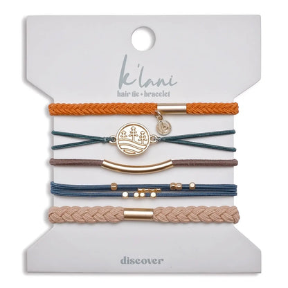 Athleisure Bracelet + Hair Tie Set