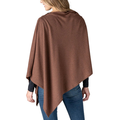 Diagonal Cut Carolina Poncho