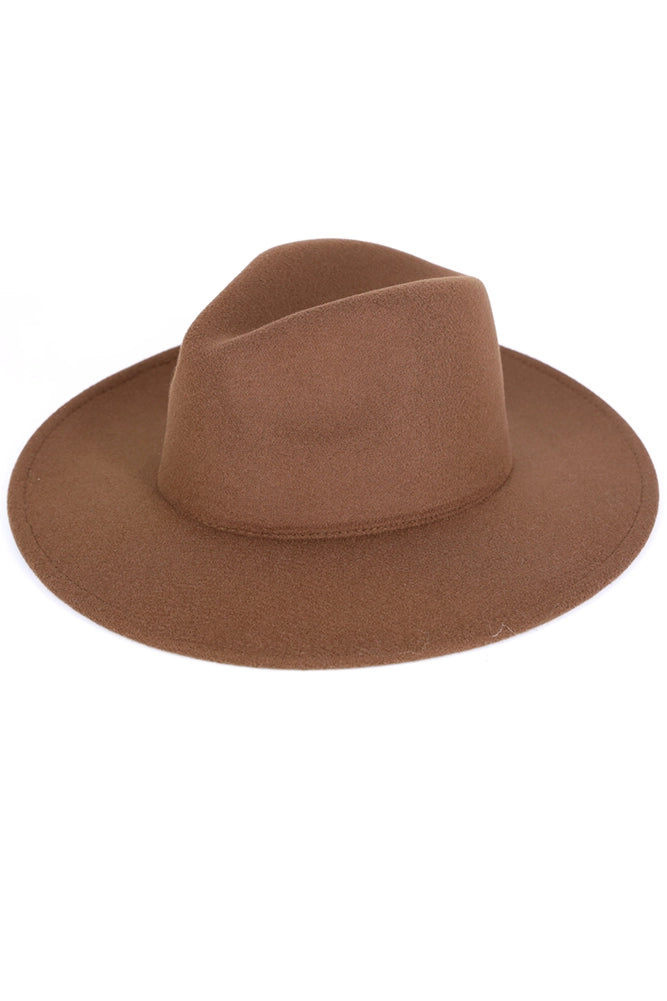 Solid Felt Panama Hat