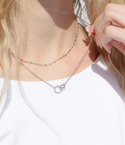 Interlocked Rings Necklace