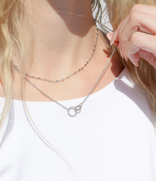 Interlocked Rings Necklace