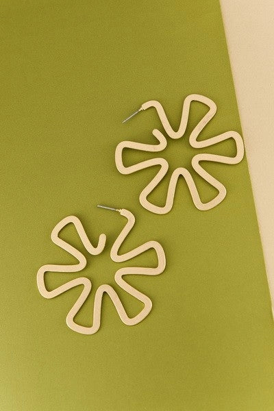 Open Work Floral Hoop