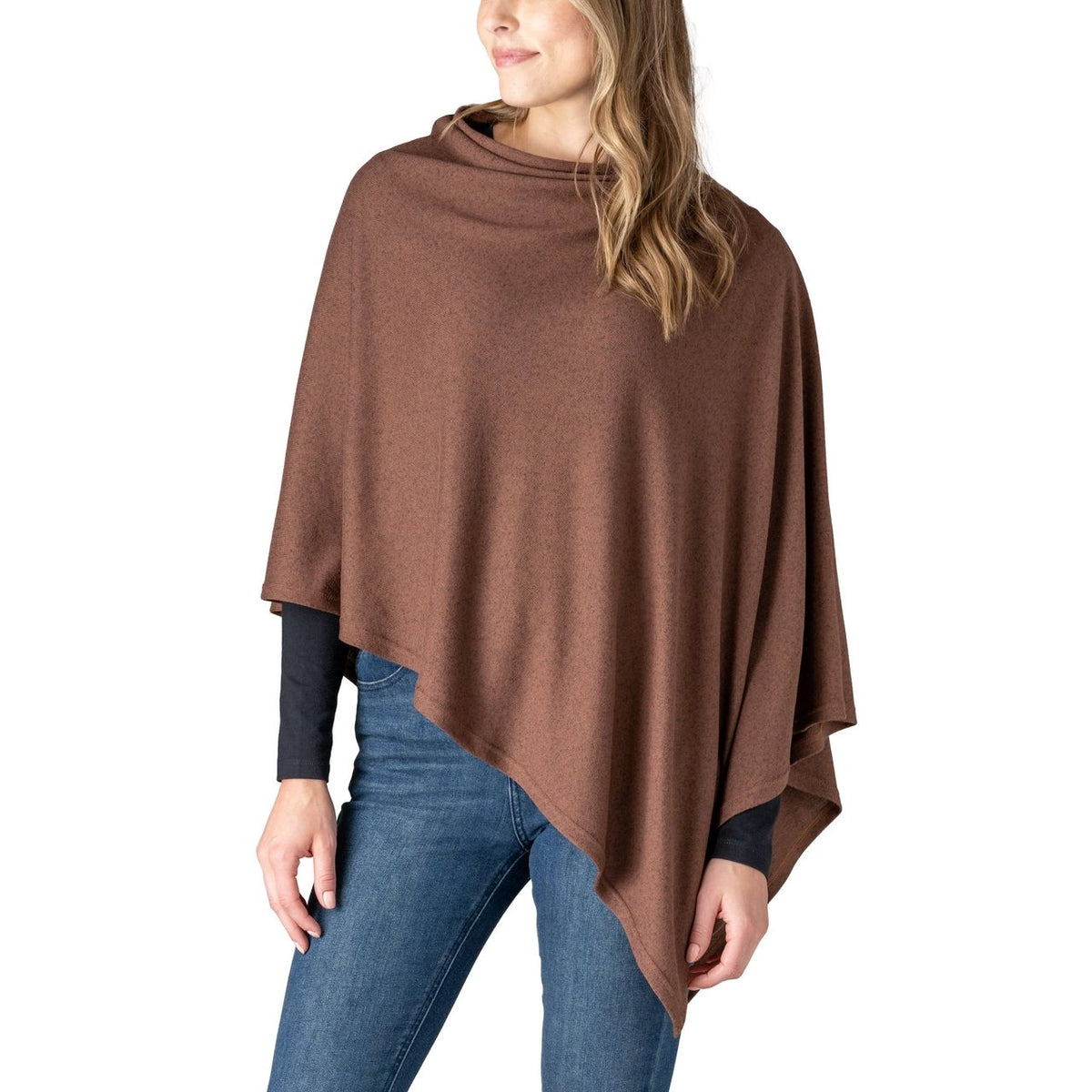 Diagonal Cut Carolina Poncho