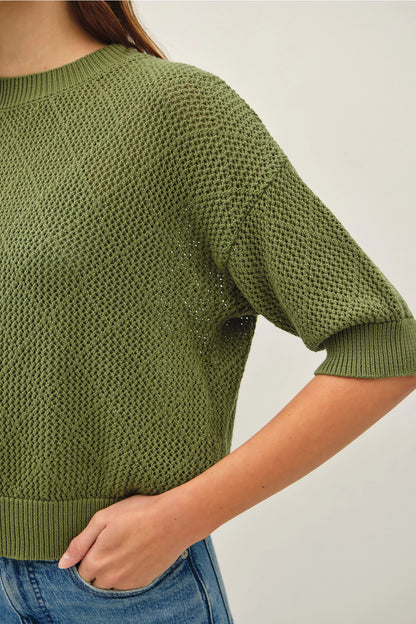 Diamond Stitch Knit top