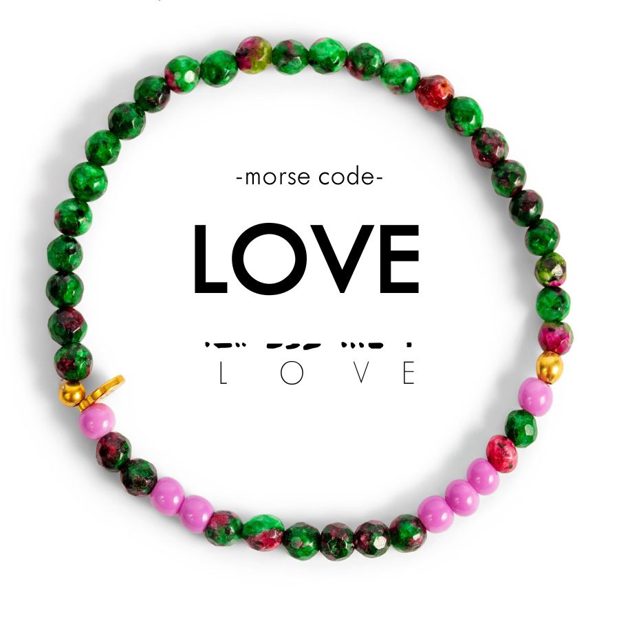 Morse Code Bracelet - LOVE