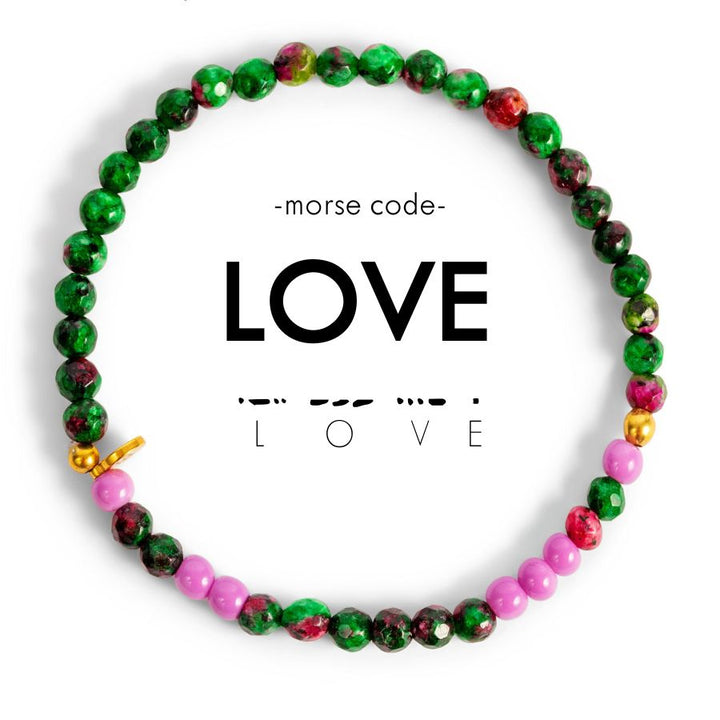 Morse Code Bracelet - LOVE