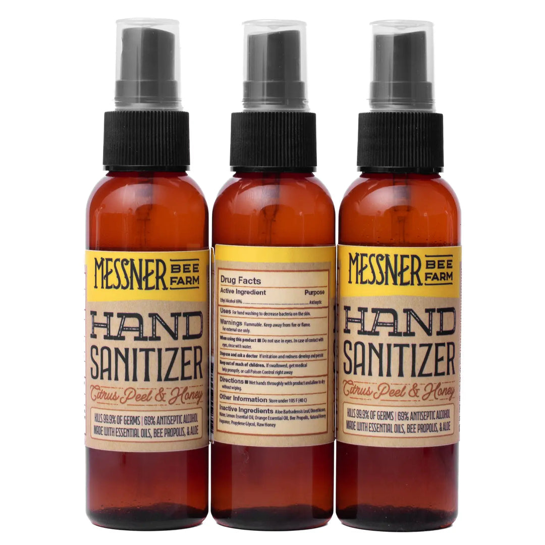 Citrus Peel + Honey Hand Sanitizer Spray