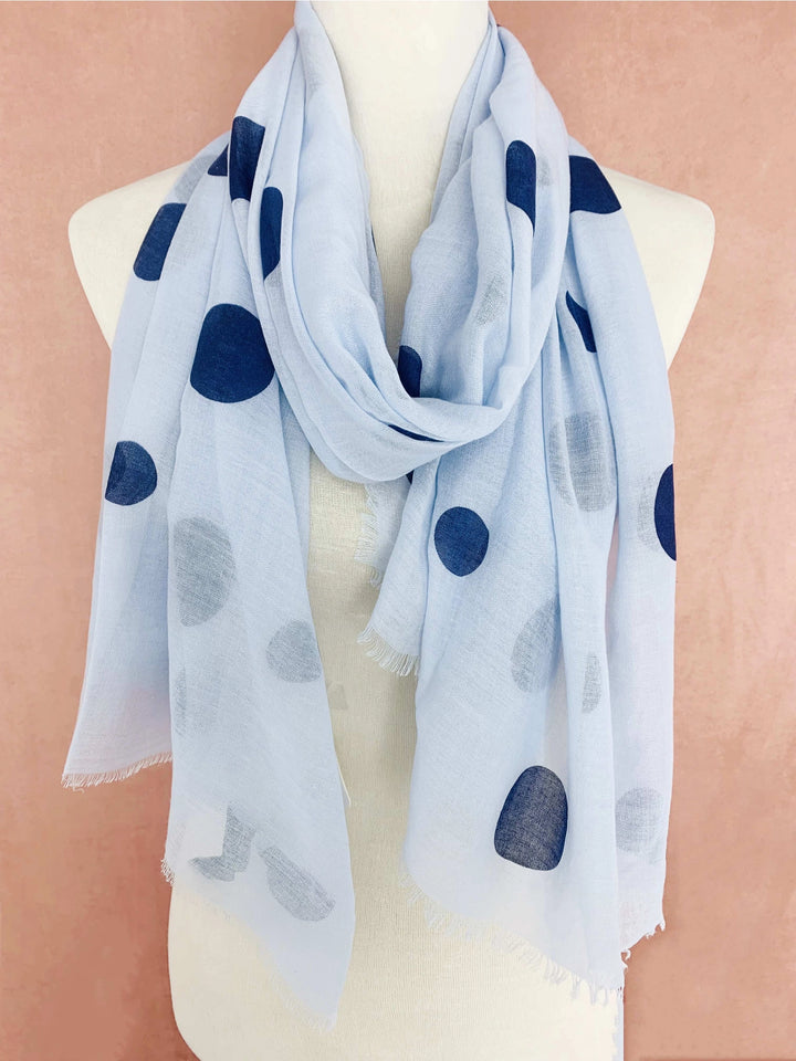 Bold Polka Dot Scarf