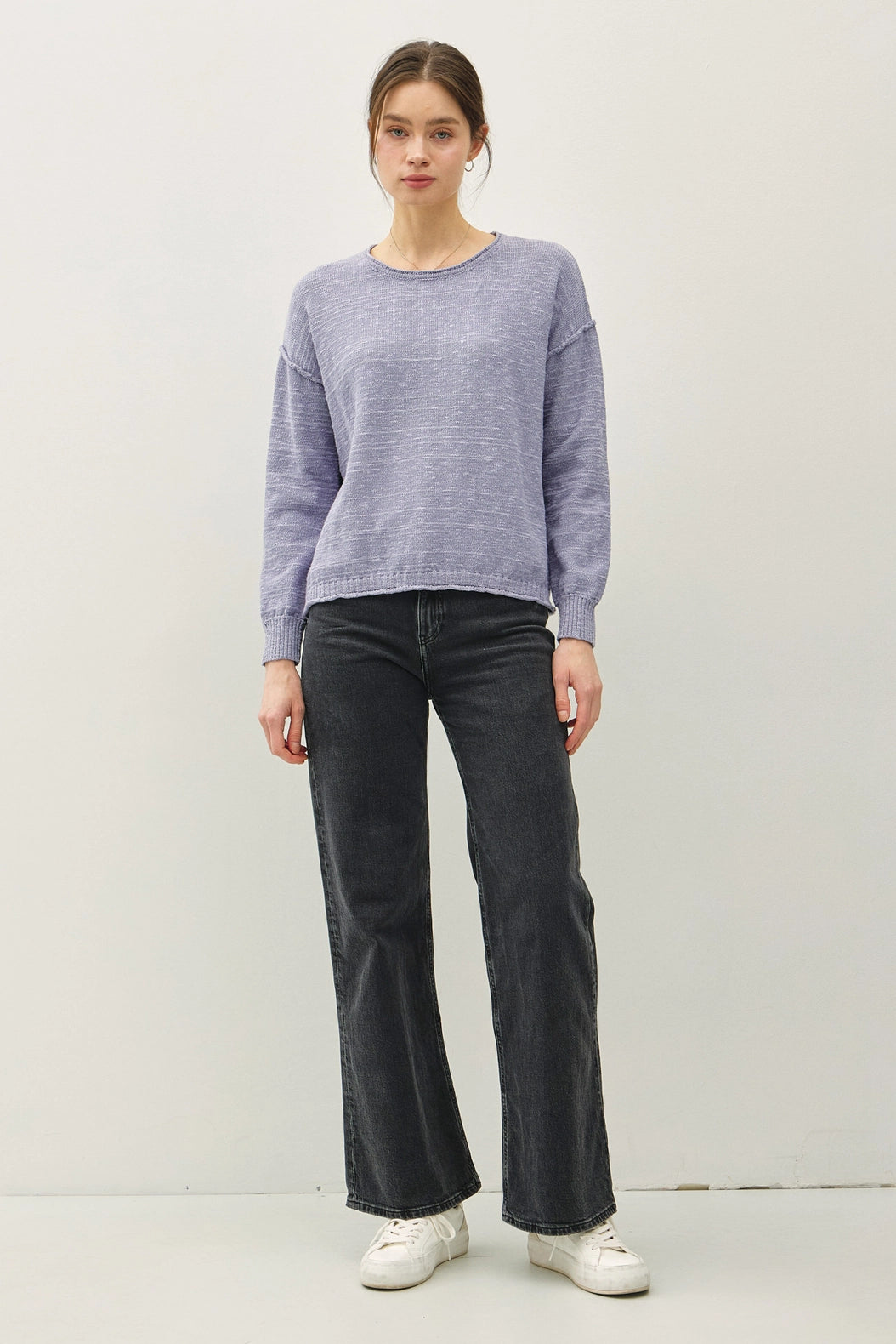 Inside Out Drop Shoulder Sweater