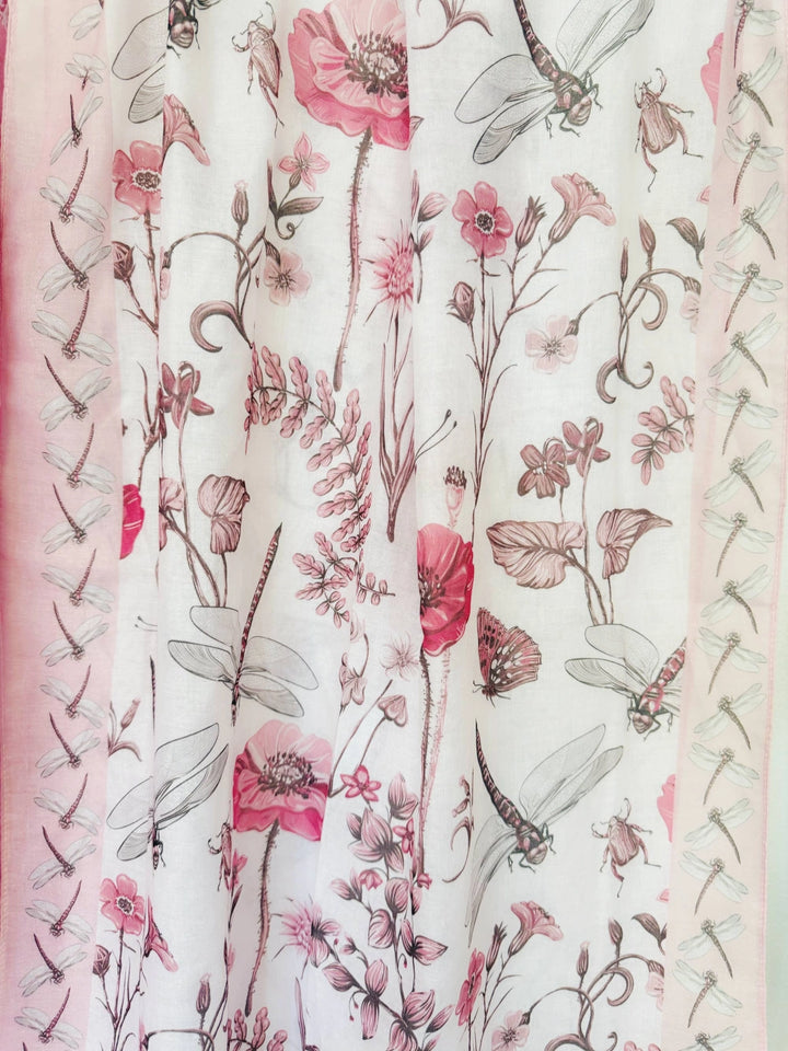 Whimsical Dragonfly Scarf
