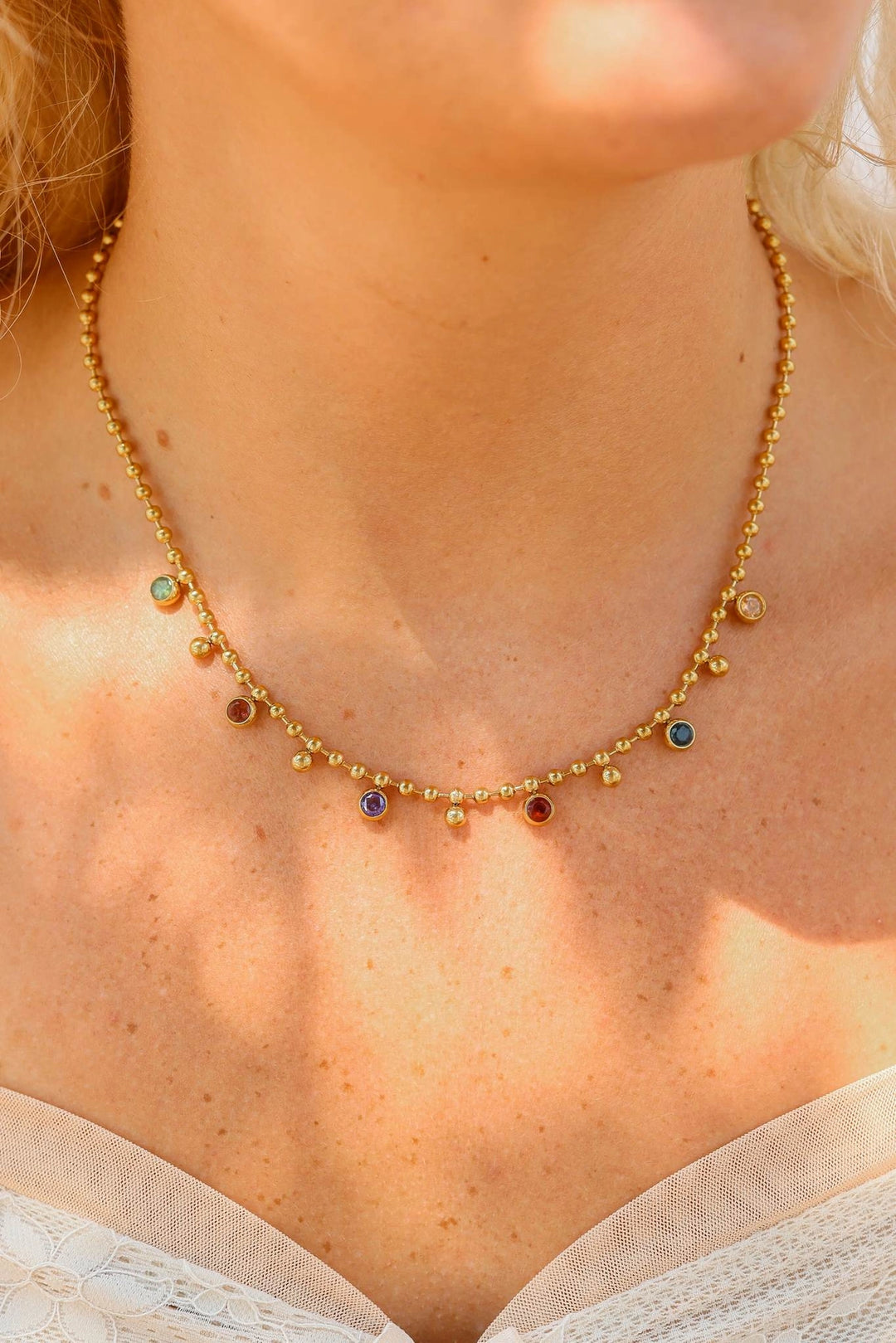 Beaded Charm Necklace