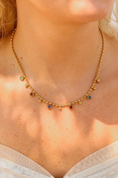 Beaded Charm Necklace