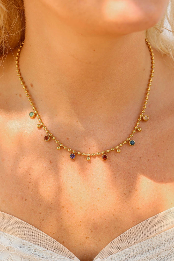 Beaded Charm Necklace
