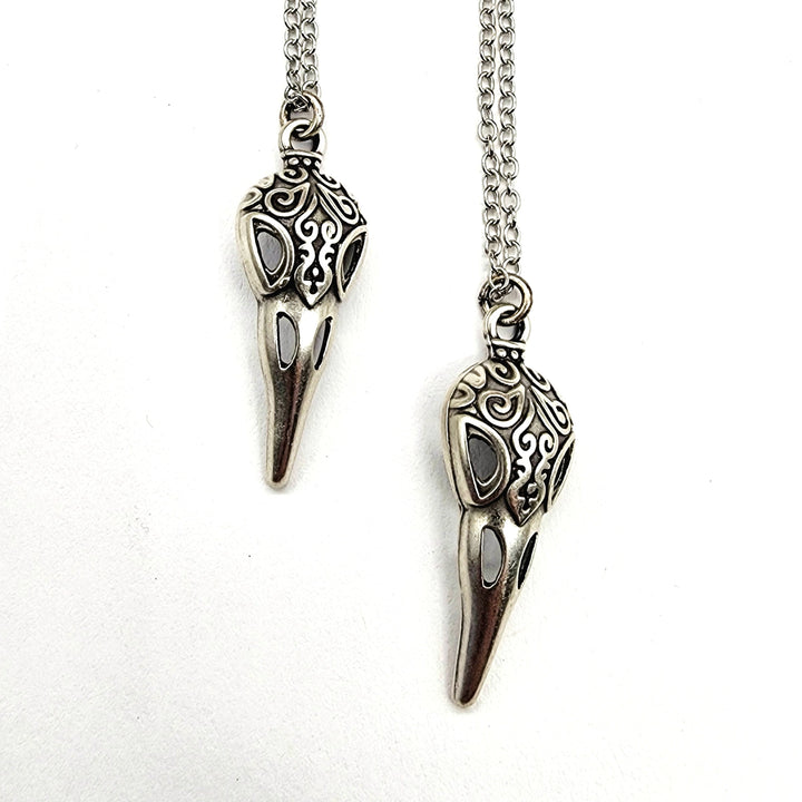 Antique Silver Raven's Relic Necklace