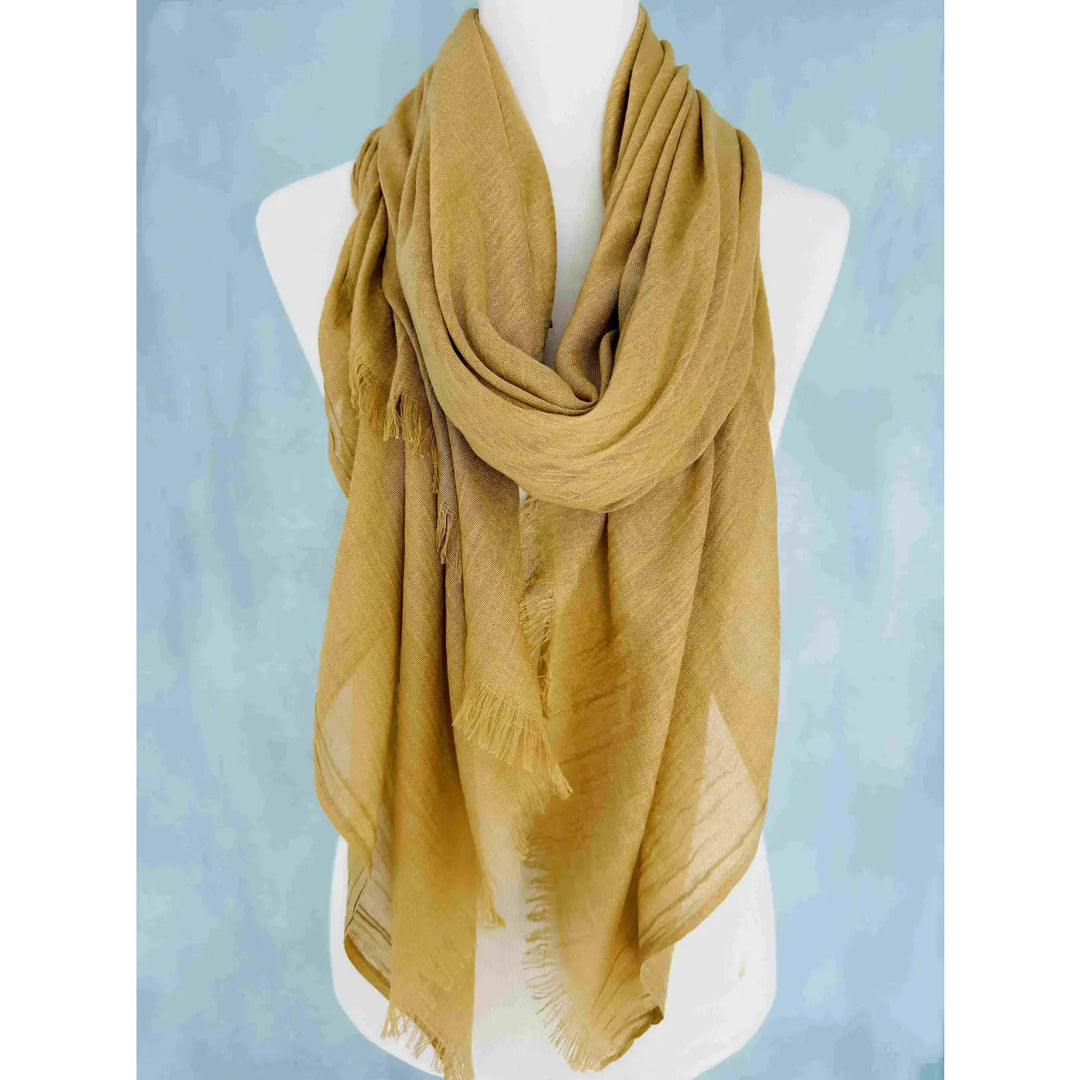 Lightweight Solid Color Scarf