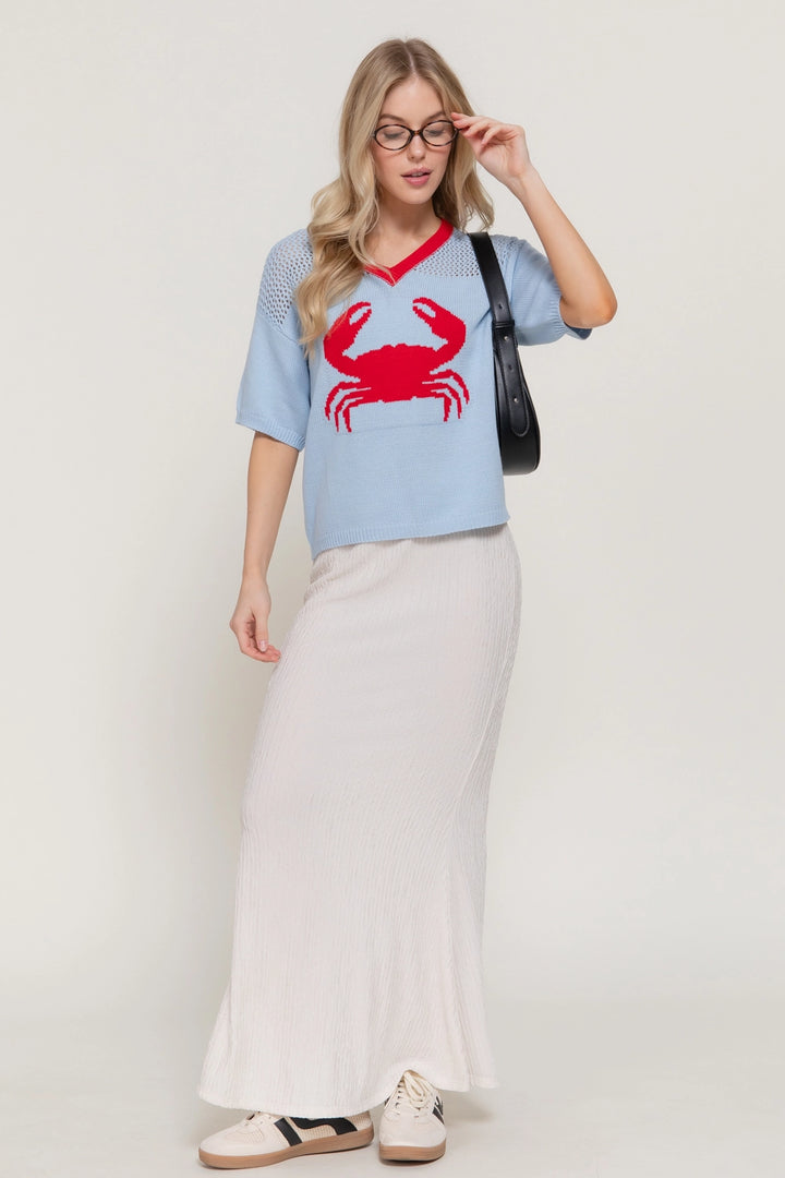 Nautical Theme Knit Top
