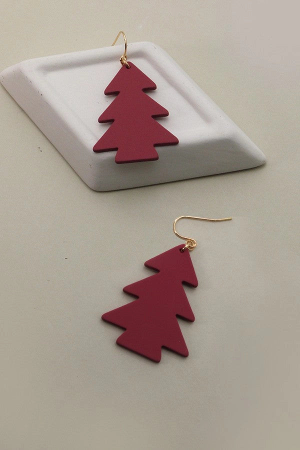 Wooden Tree Cutout Dangles