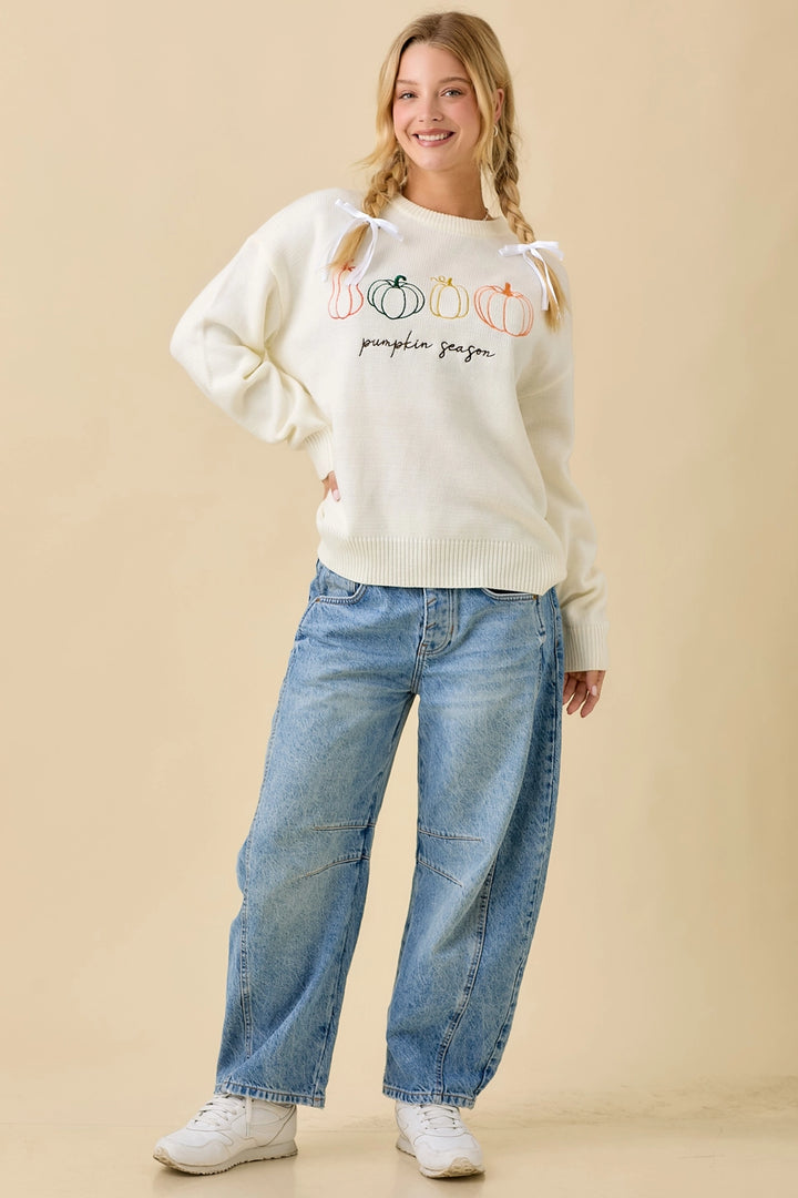 Pumpkin Season Knit Sweater
