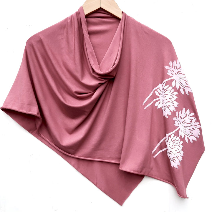 Hand Printed Lightweight Poncho
