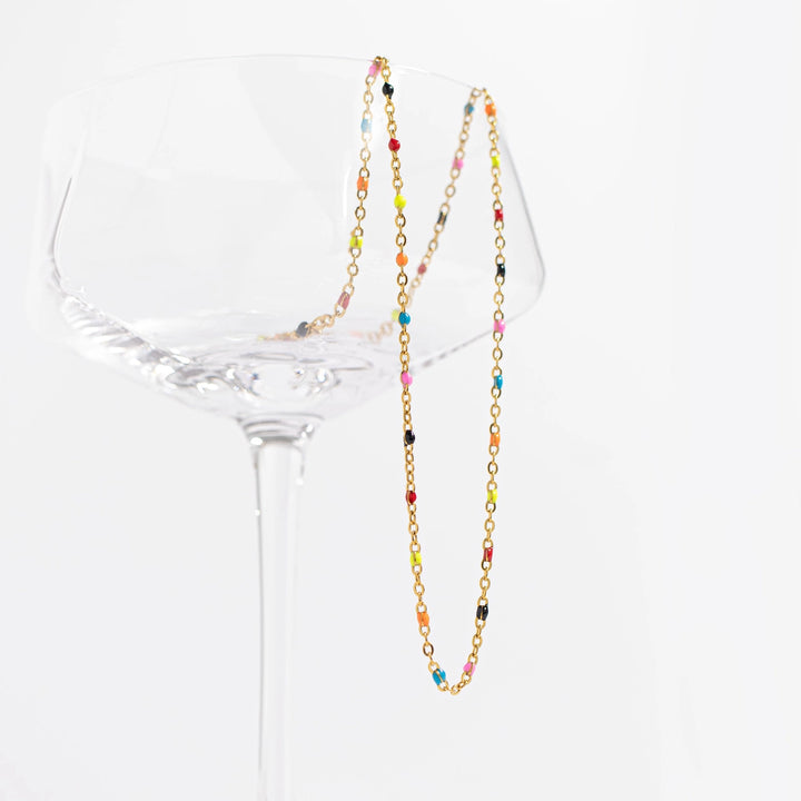 Multi Confetti Necklace