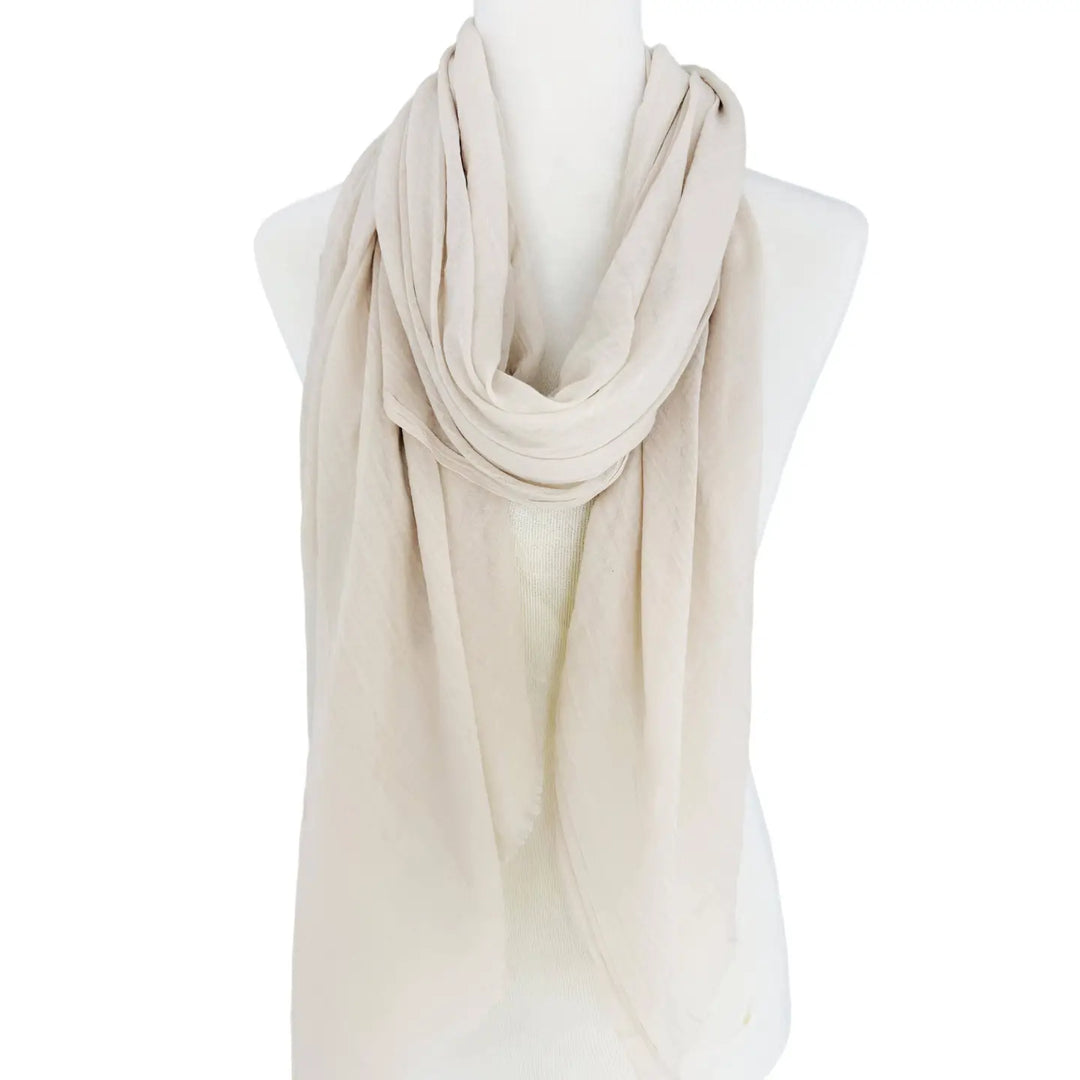 Lightweight Solid Color Scarf