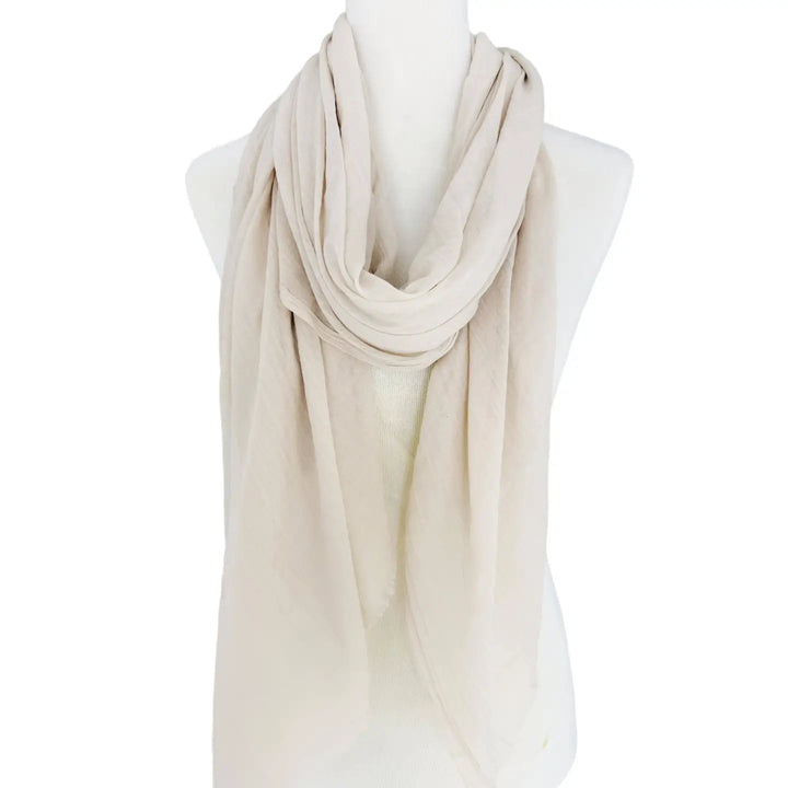 Lightweight Solid Color Scarf