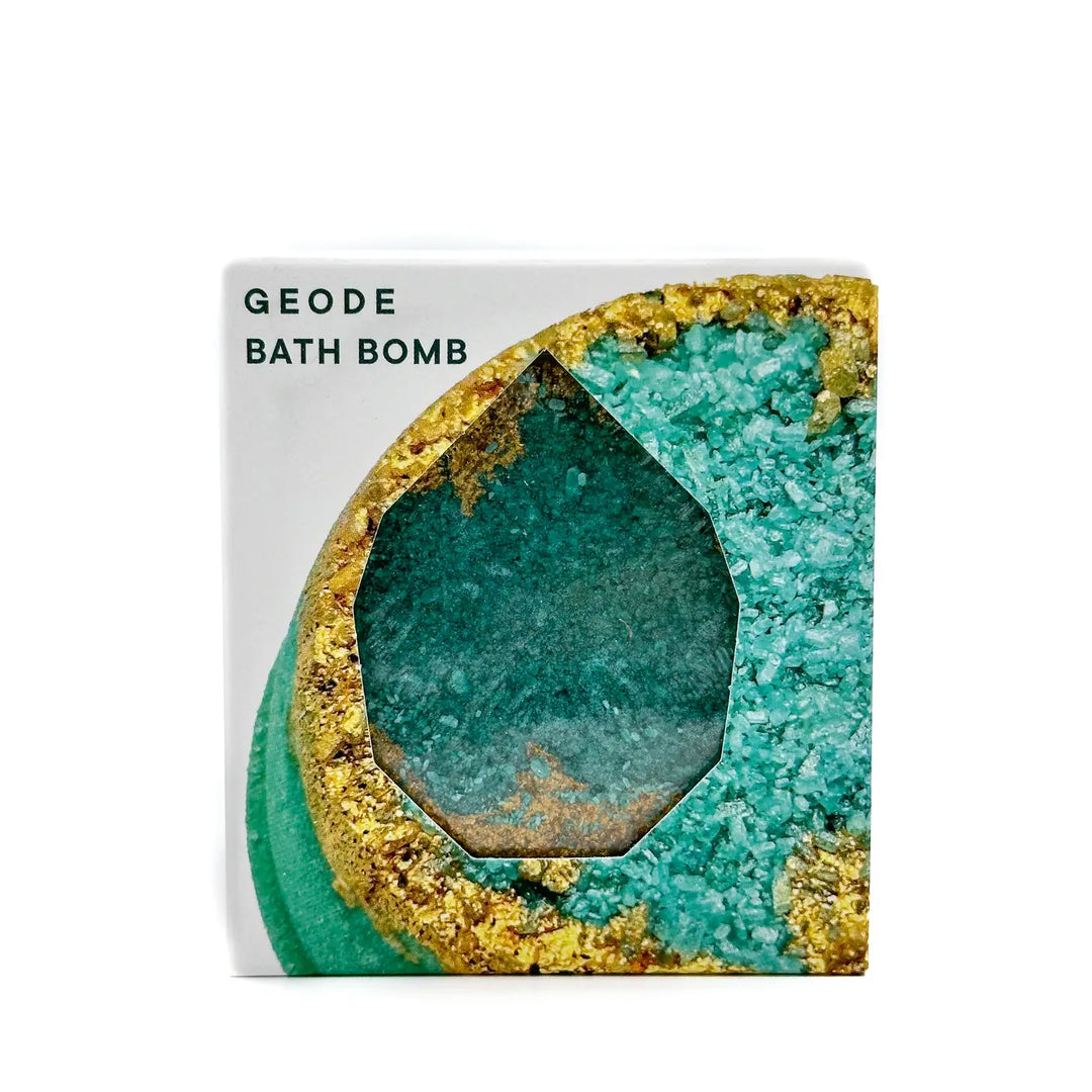 Boxed Geode Bath Bomb - Emerald